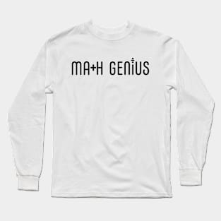 Math Genius Long Sleeve T-Shirt